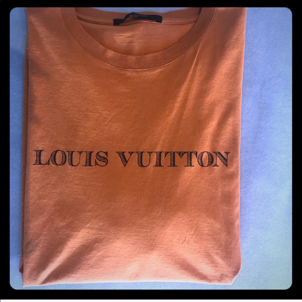 Men’s Louis Vuitton Orange T Shirt Large